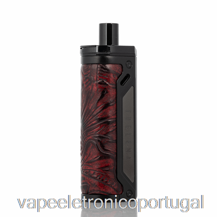 Vape Eletrônico Perdido Vape Thelema 80w Pod Mod Kit Preto / Couro Ukiran